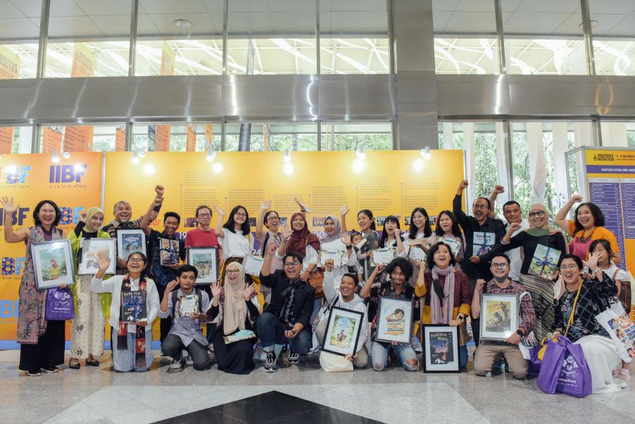 Collaborators at the Indonesia International Book Fair