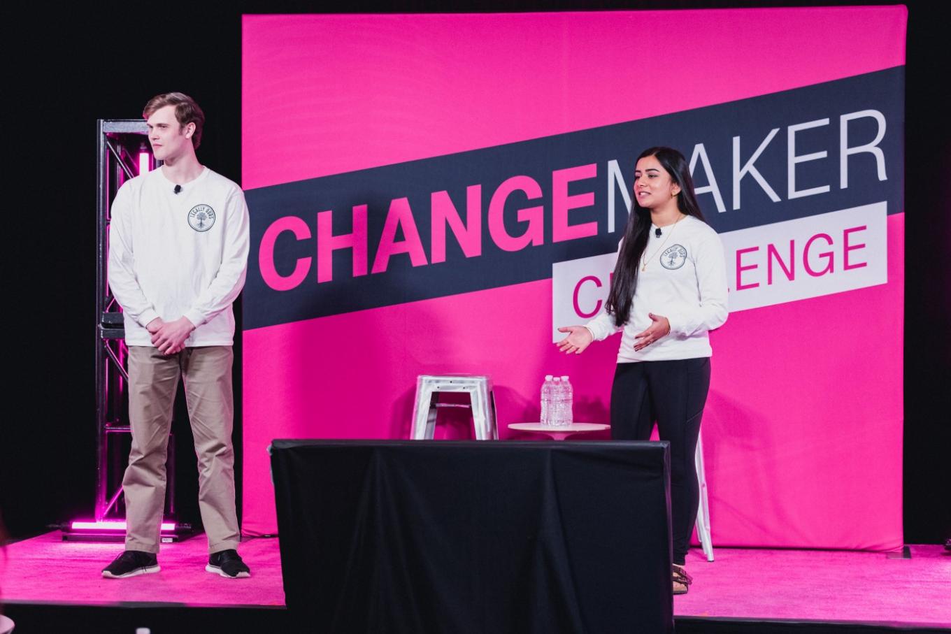 Sneha Durairaj and Tom Dulski founded Legally Ours, one of the 2019 T-Mobile Changemaker Challenge grand prize winners.